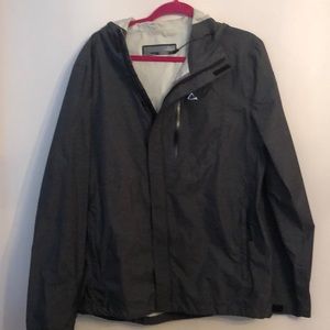 Paradox Hooded Windbreaker, Gray, Size: Medium